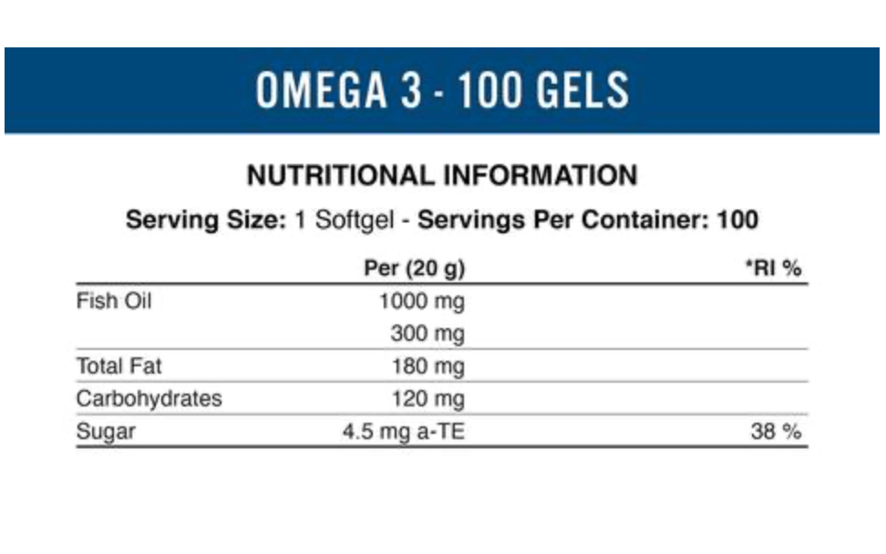 Applied Nutrition Halal Certified Omega 3 Fish Oil - Sports Nutrition Hub 